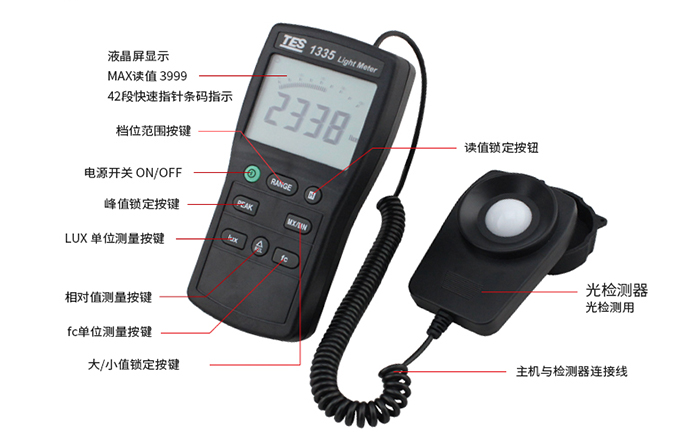 照度计TES-1335